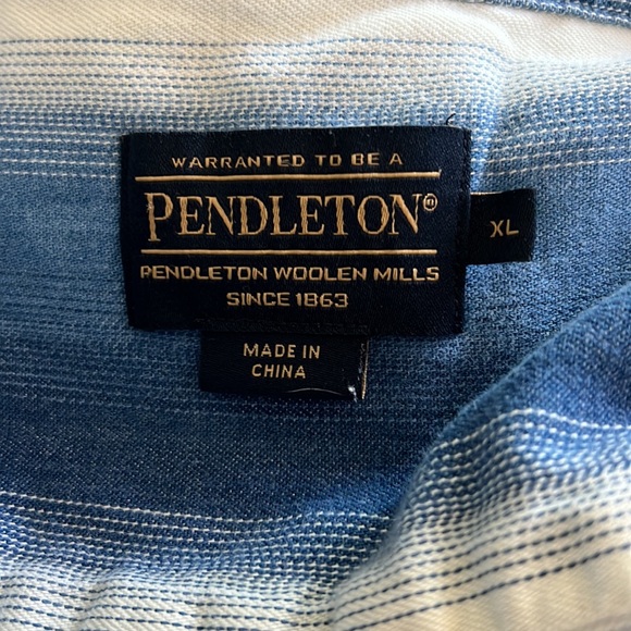 🔹 Pendleton Southwest Cotton Button Up Shirt - Picture 4 of 5